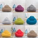 Square Bean Bag Sofa Cover Storage